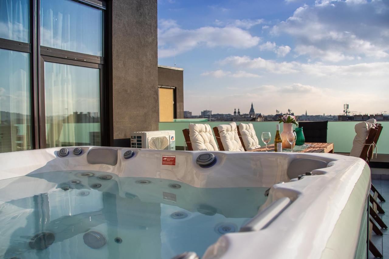 Апартаменти Centropolitan Penthouse #Jacuzzi #Freeparking Будапешт Екстер'єр фото