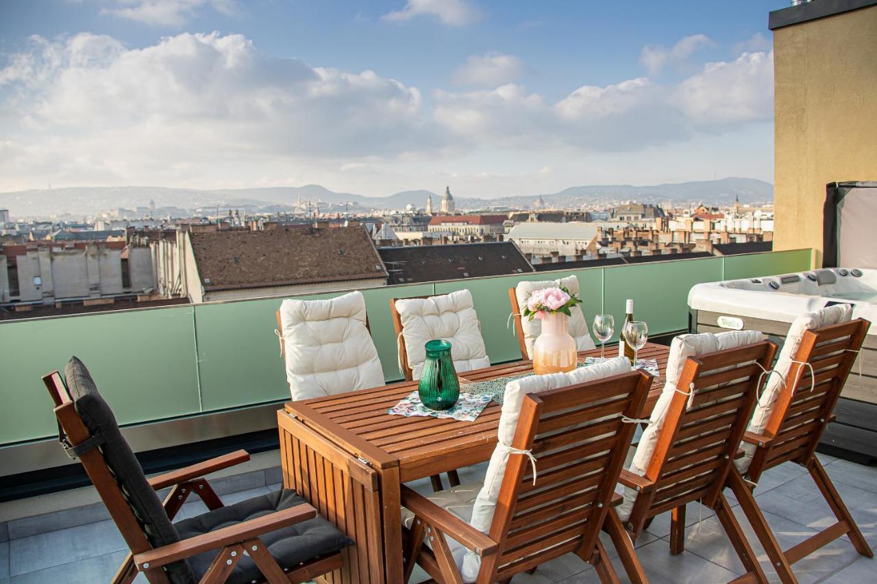Апартаменти Centropolitan Penthouse #Jacuzzi #Freeparking Будапешт Екстер'єр фото