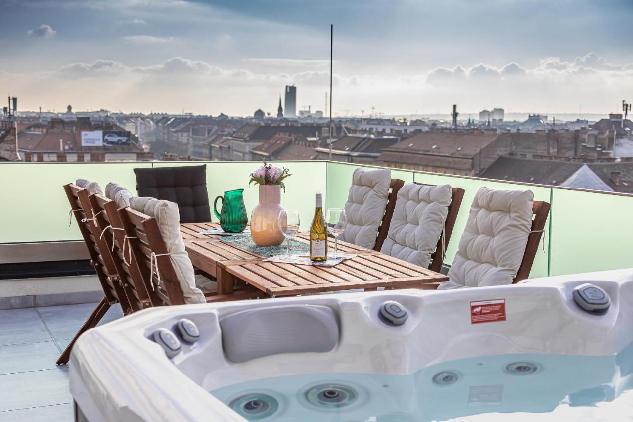 Апартаменти Centropolitan Penthouse #Jacuzzi #Freeparking Будапешт Екстер'єр фото